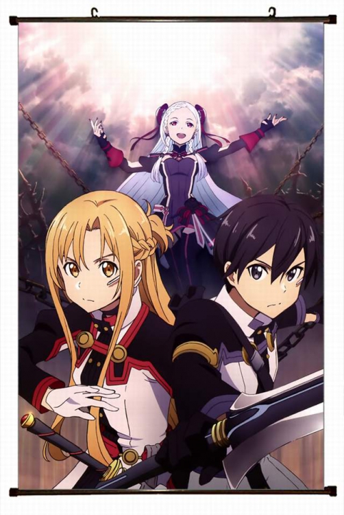 Sword Art Online Plastic pole cloth painting Wall Scroll 60X90CM preorder 3 days d5-202B NO FILLING