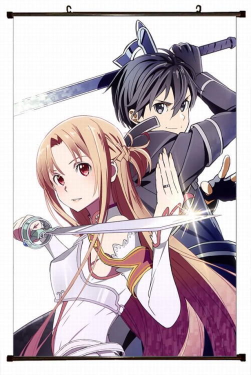 Sword Art Online Plastic pole cloth painting Wall Scroll 60X90CM preorder 3 days d5-206 NO FILLING