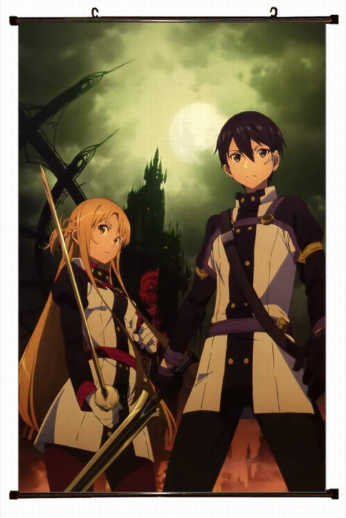 Sword Art Online Plastic pole cloth painting Wall Scroll 60X90CM preorder 3 days d5-212A NO FILLING