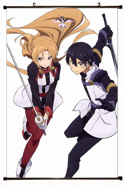 Sword Art Online Plastic pole cloth painting Wall Scroll 60X90CM preorder 3 days d5-216B NO FILLING