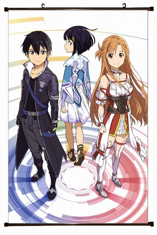 Sword Art Online Plastic pole cloth painting Wall Scroll 60X90CM preorder 3 days d5-229 NO FILLING