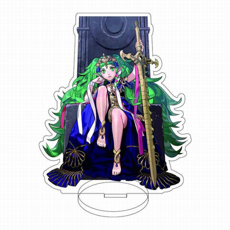 Fire Emblem Double-sided transparent acrylic stand can be pendant 16CM Style H