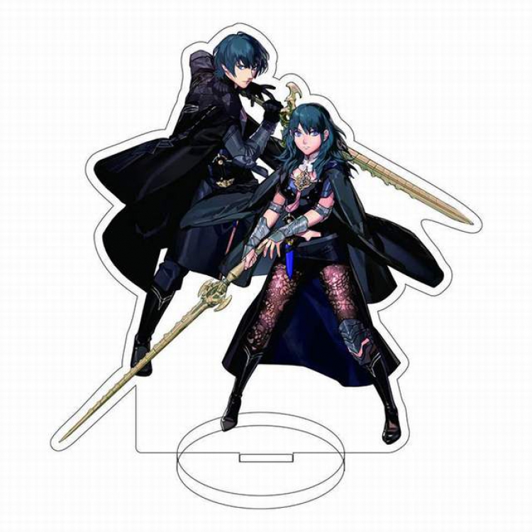 Fire Emblem Double-sided transparent acrylic stand can be pendant 16CM Style C