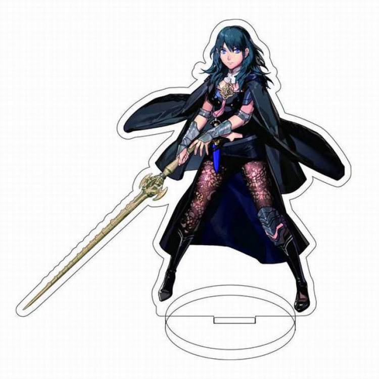 Fire Emblem Double-sided transparent acrylic stand can be pendant 16CM Style D