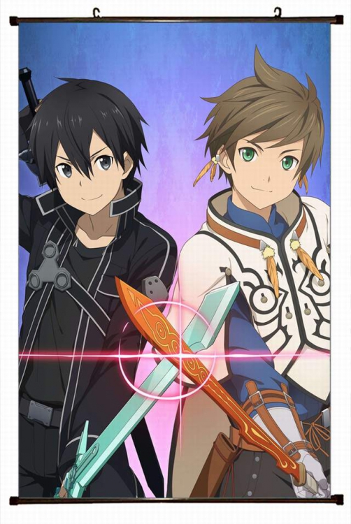 Sword Art Online Plastic pole cloth painting Wall Scroll 60X90CM preorder 3 days d5-240 NO FILLING