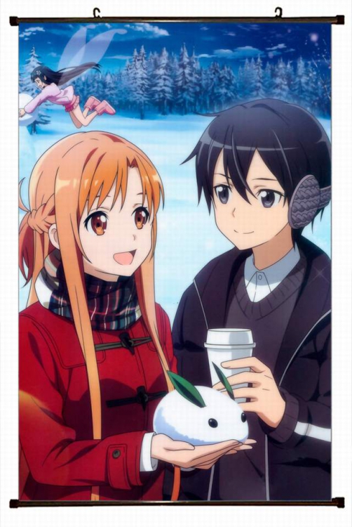 Sword Art Online Plastic pole cloth painting Wall Scroll 60X90CM preorder 3 days d5-257 NO FILLING