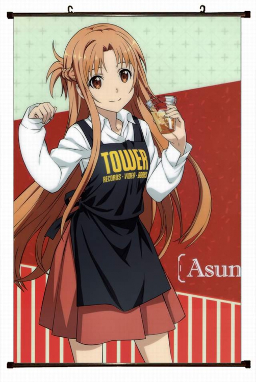 Sword Art Online Plastic pole cloth painting Wall Scroll 60X90CM preorder 3 days d5-273 NO FILLING