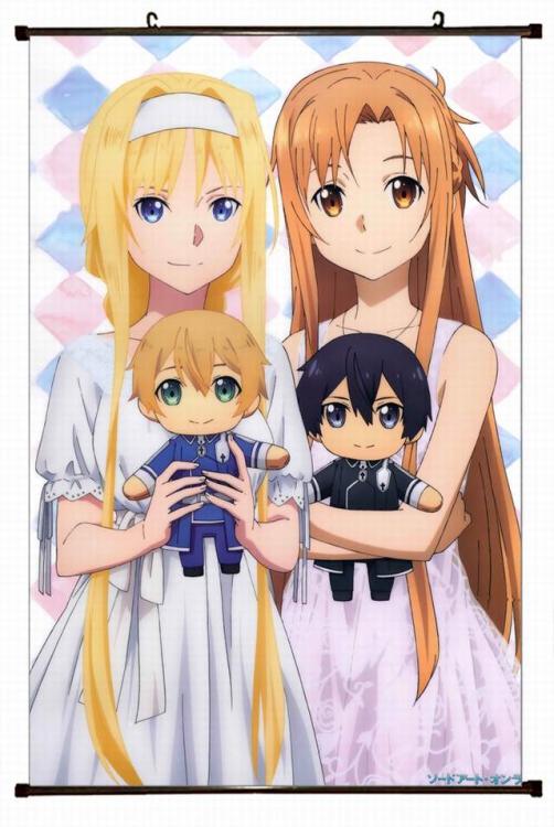 Sword Art Online Plastic pole cloth painting Wall Scroll 60X90CM preorder 3 days d5-272 NO FILLING