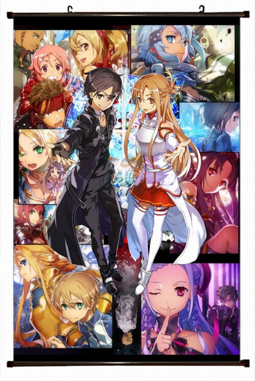 Sword Art Online Plastic pole cloth painting Wall Scroll 60X90CM preorder 3 days d5-275 NO FILLING