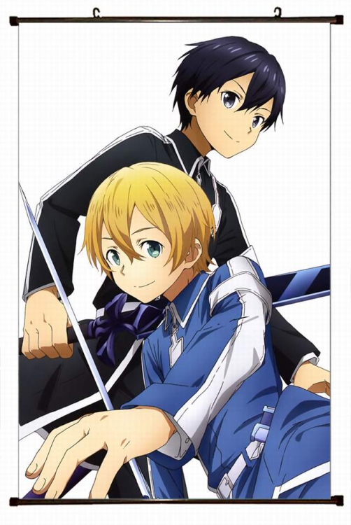 Sword Art Online Plastic pole cloth painting Wall Scroll 60X90CM preorder 3 days d5-309A NO FILLING