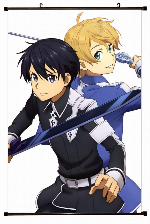 Sword Art Online Plastic pole cloth painting Wall Scroll 60X90CM preorder 3 days d5-309B NO FILLING