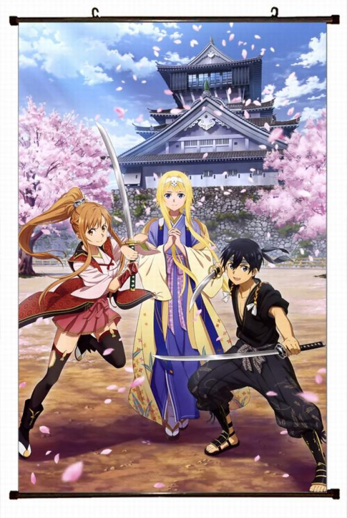 Sword Art Online Plastic pole cloth painting Wall Scroll 60X90CM preorder 3 days d5-356B NO FILLING