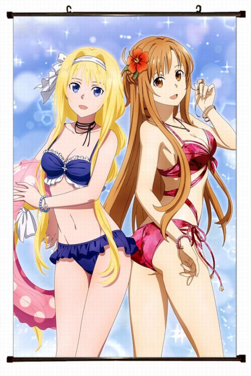 Sword Art Online Plastic pole cloth painting Wall Scroll 60X90CM preorder 3 days d5-374 NO FILLING