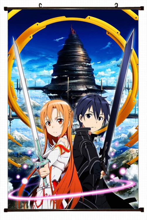 Sword Art Online Plastic pole cloth painting Wall Scroll 60X90CM preorder 3 days d5-399 NO FILLING