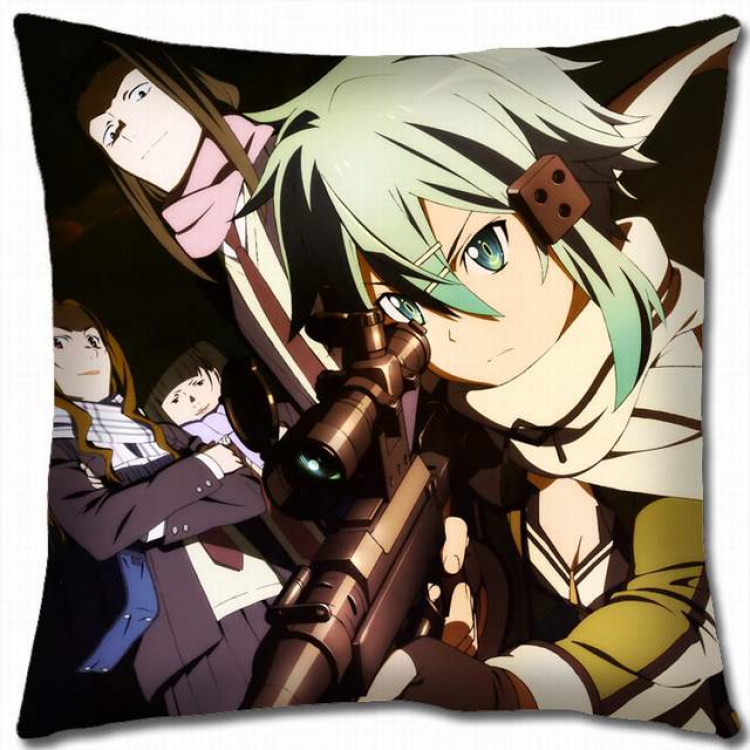 Sword Art Online Double-sided full color pillow cushion 45X45CM-d5-127 NO FILLING