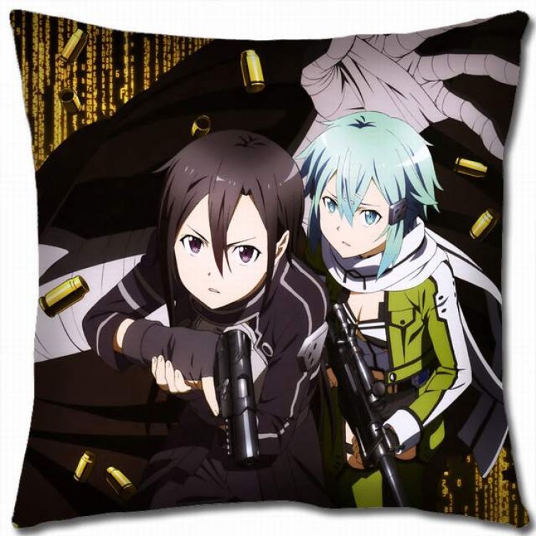 Sword Art Online Double-sided full color pillow cushion 45X45CM-d5-128 NO FILLING