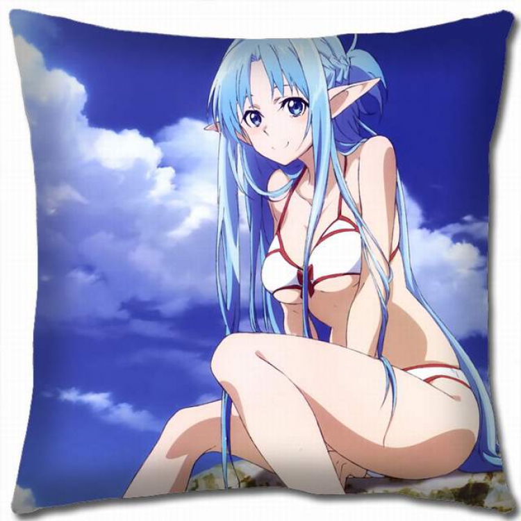 Sword Art Online Double-sided full color pillow cushion 45X45CM-d5-130 NO FILLING