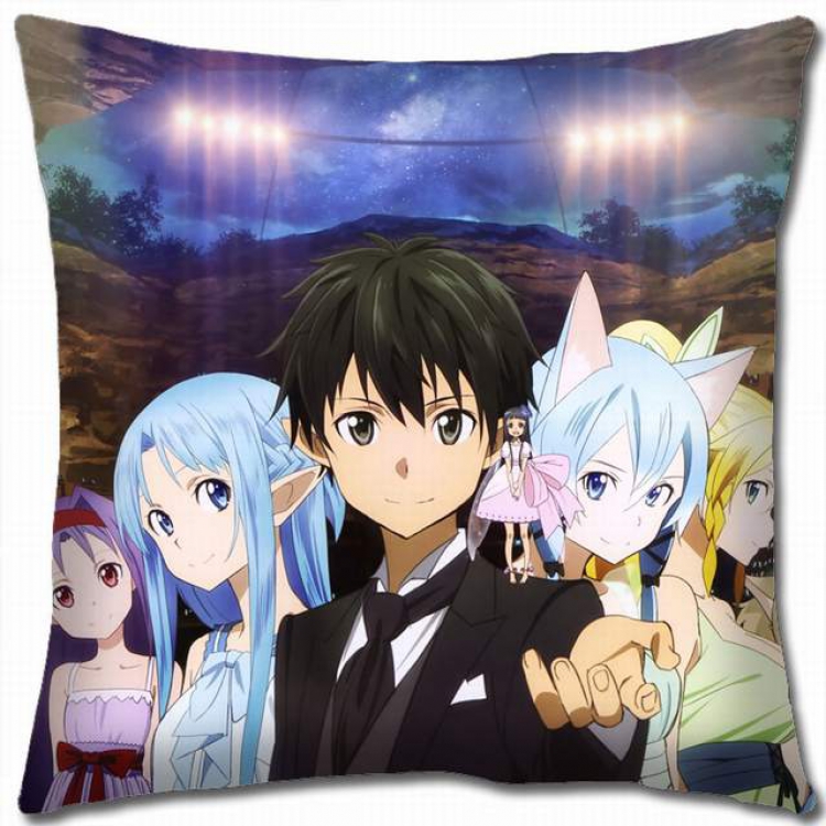 Sword Art Online Double-sided full color pillow cushion 45X45CM-d5-133 NO FILLING