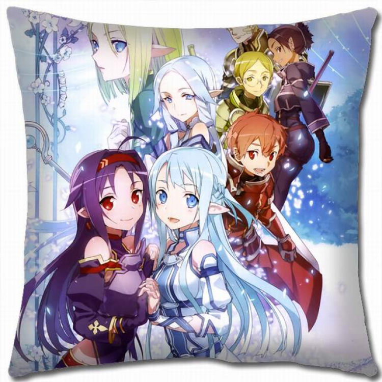 Sword Art Online Double-sided full color pillow cushion 45X45CM-d5-145A NO FILLING