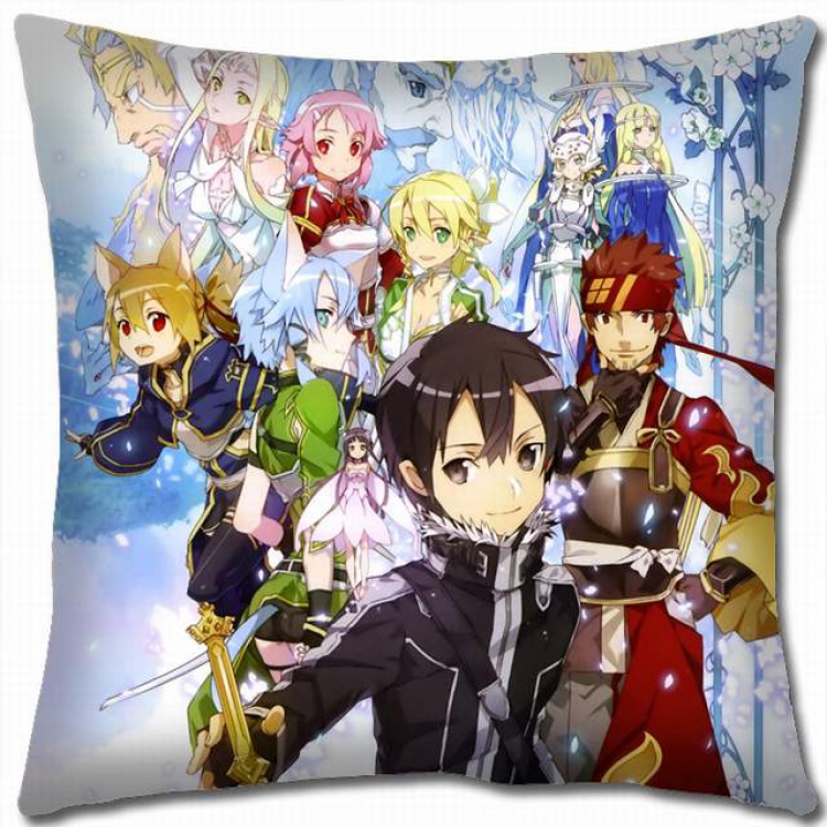Sword Art Online Double-sided full color pillow cushion 45X45CM-d5-145B NO FILLING