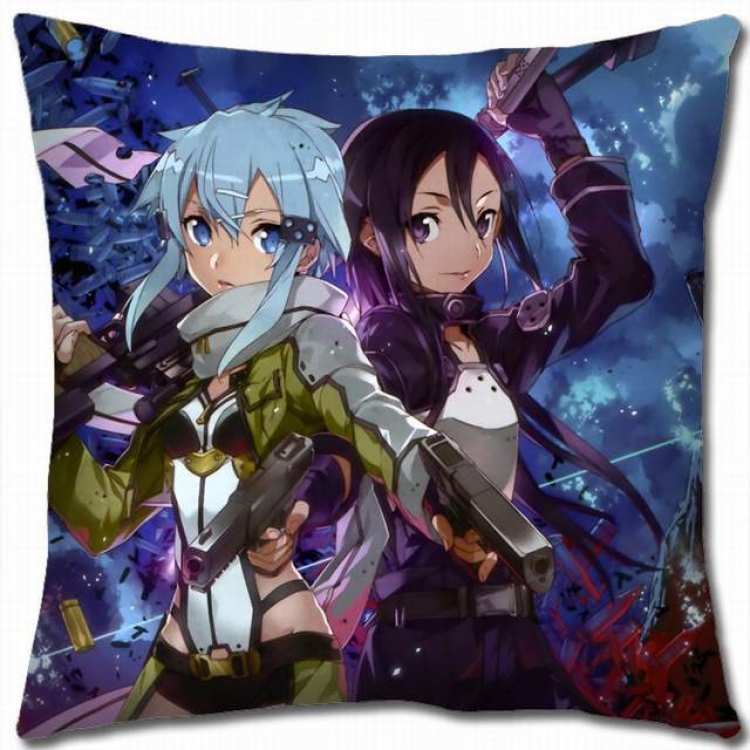 Sword Art Online Double-sided full color pillow cushion 45X45CM-d5-143A NO FILLING