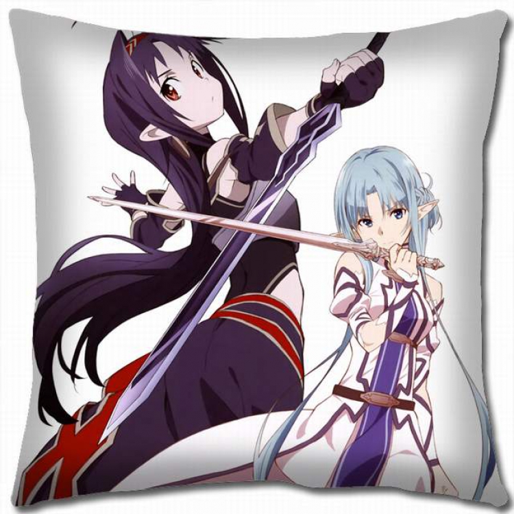 Sword Art Online Double-sided full color pillow cushion 45X45CM-d5-148 NO FILLING