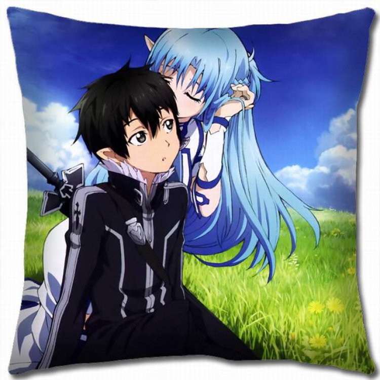 Sword Art Online Double-sided full color pillow cushion 45X45CM-d5-151A NO FILLING