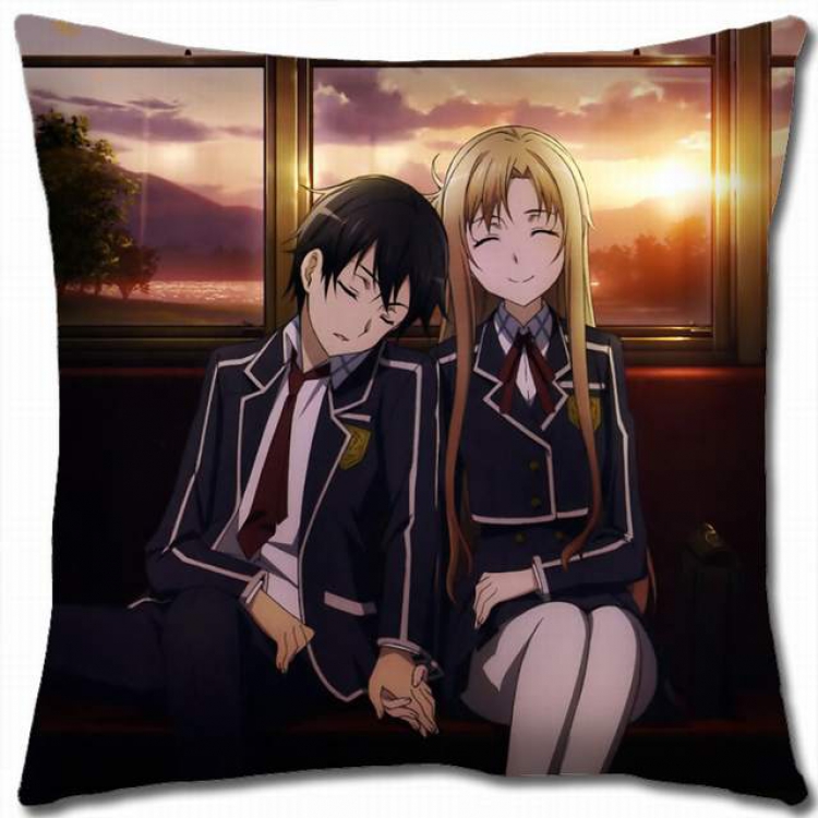 Sword Art Online Double-sided full color pillow cushion 45X45CM-d5-151B NO FILLING