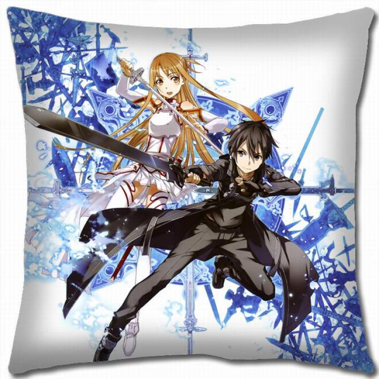 Sword Art Online Double-sided full color pillow cushion 45X45CM-d5-149 NO FILLING