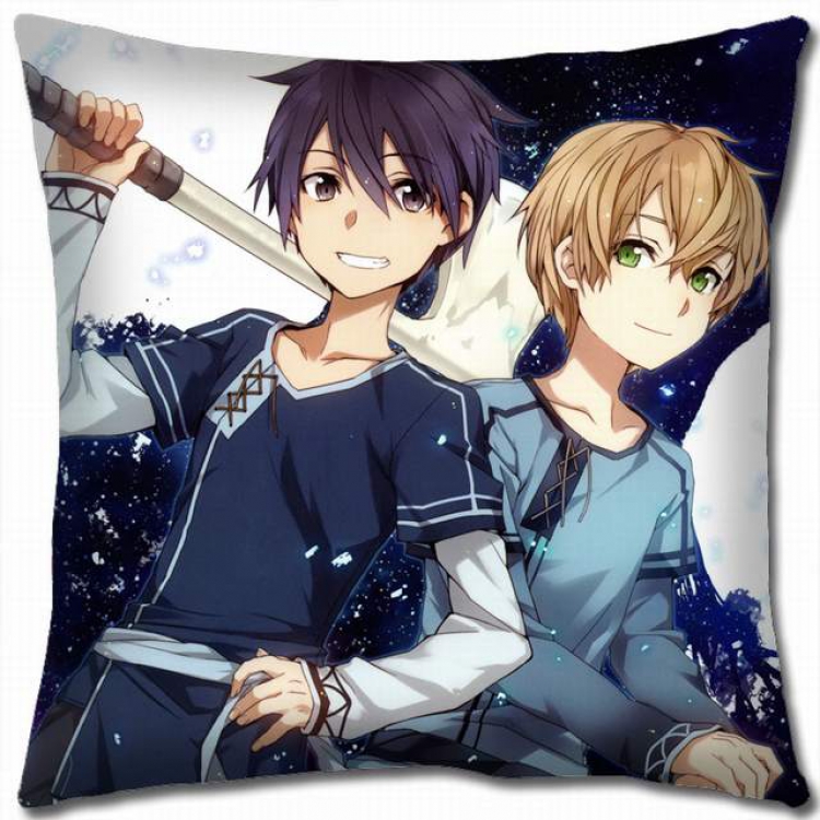 Sword Art Online Double-sided full color pillow cushion 45X45CM-d5-152 NO FILLING