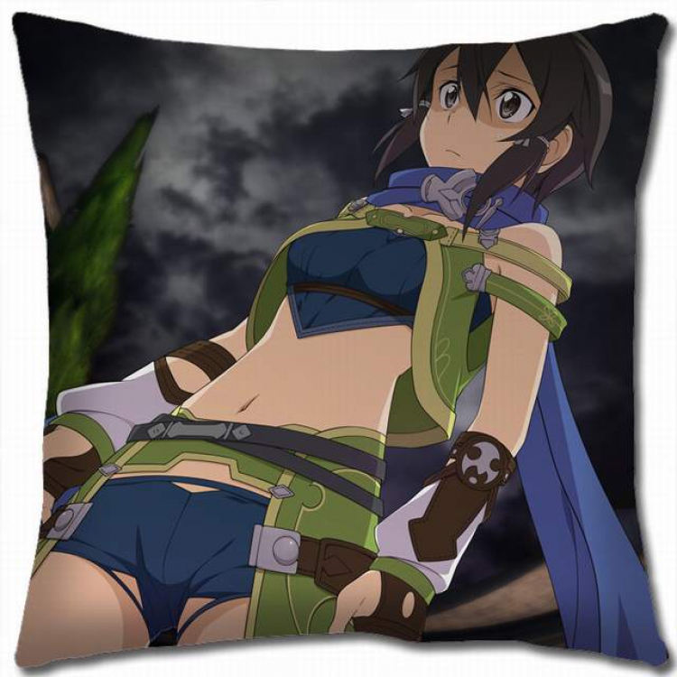Sword Art Online Double-sided full color pillow cushion 45X45CM-d5-160 NO FILLING