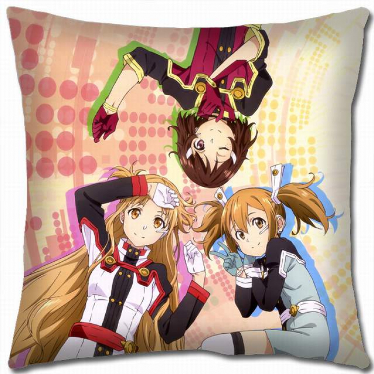 Sword Art Online Double-sided full color pillow cushion 45X45CM-d5-159 NO FILLING
