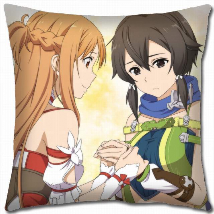 Sword Art Online Double-sided full color pillow cushion 45X45CM-d5-161 NO FILLING