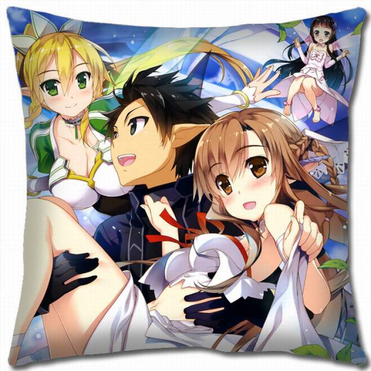 Sword Art Online Double-sided full color pillow cushion 45X45CM-d5-165 NO FILLING