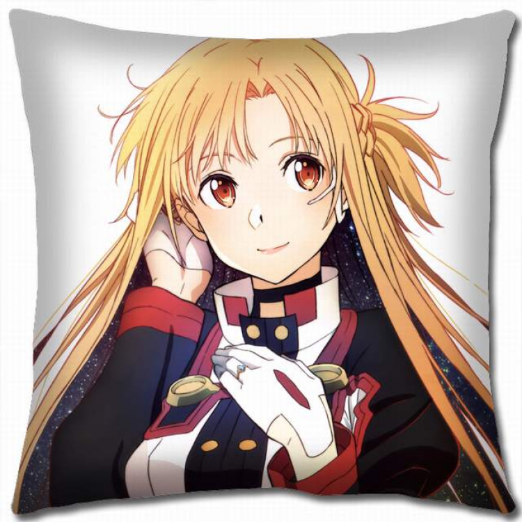 Sword Art Online Double-sided full color pillow cushion 45X45CM-d5-170 NO FILLING