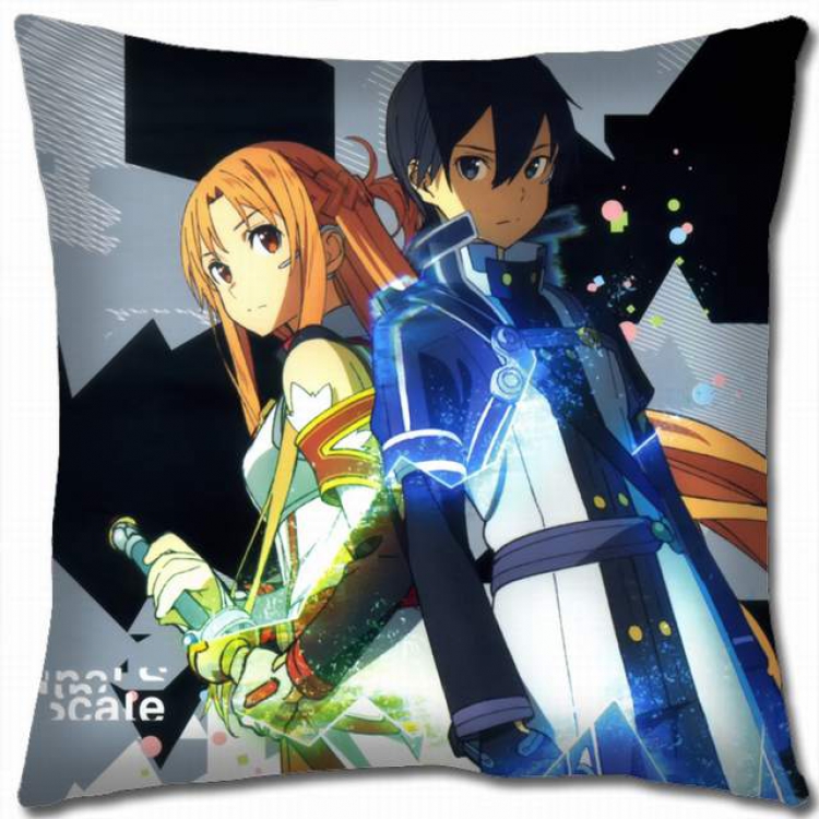 Sword Art Online Double-sided full color pillow cushion 45X45CM-d5-177 NO FILLING