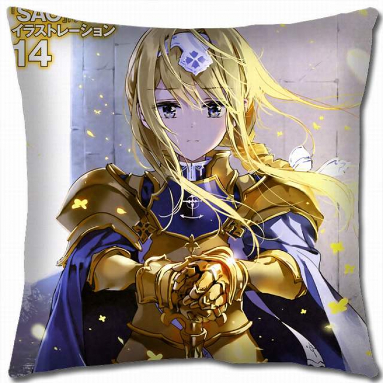 Sword Art Online Double-sided full color pillow cushion 45X45CM-d5-180 NO FILLING