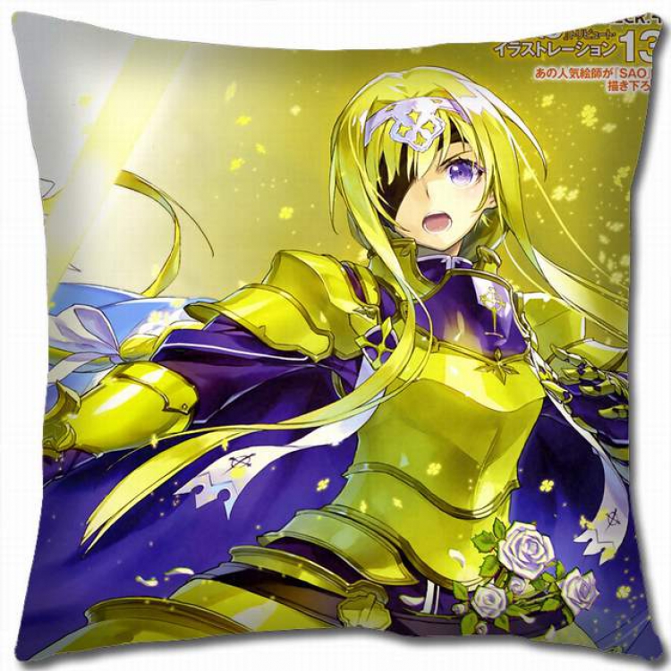 Sword Art Online Double-sided full color pillow cushion 45X45CM-d5-181 NO FILLING