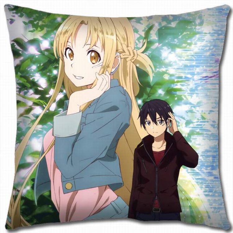 Sword Art Online Double-sided full color pillow cushion 45X45CM-d5-183B NO FILLING