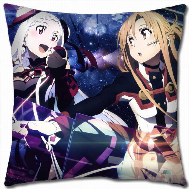 Sword Art Online Double-sided full color pillow cushion 45X45CM-d5-187 NO FILLING