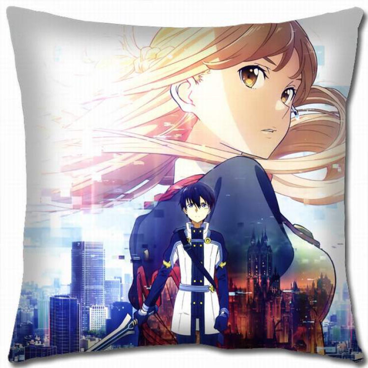 Sword Art Online Double-sided full color pillow cushion 45X45CM-d5-191A NO FILLING