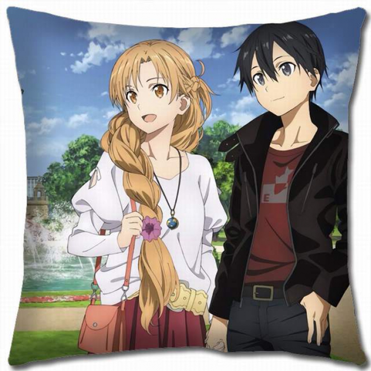 Sword Art Online Double-sided full color pillow cushion 45X45CM-d5-247 NO FILLING