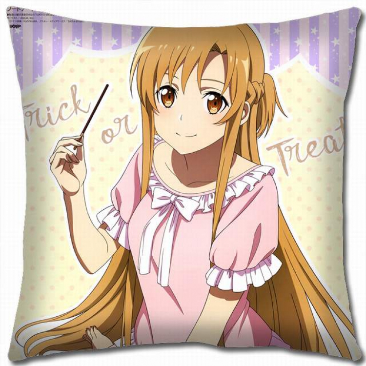 Sword Art Online Double-sided full color pillow cushion 45X45CM-d5-246 NO FILLING