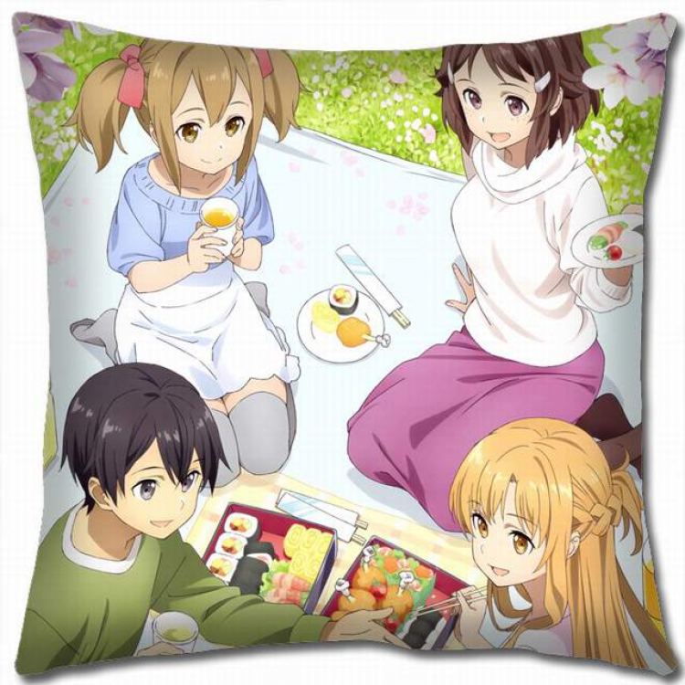 Sword Art Online Double-sided full color pillow cushion 45X45CM-d5-251 NO FILLING
