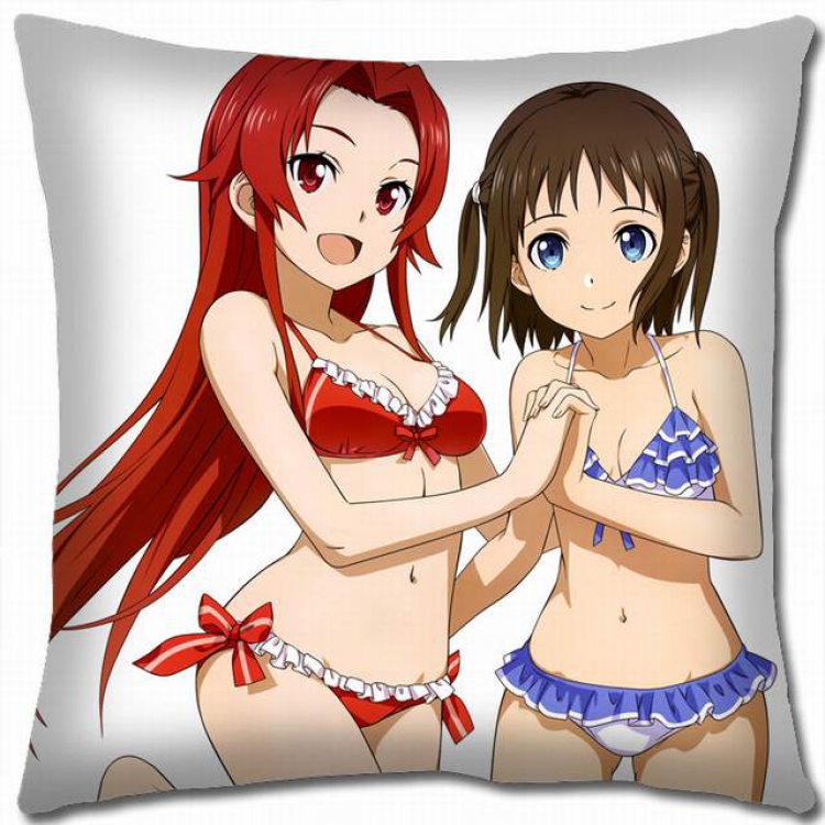 Sword Art Online Double-sided full color pillow cushion 45X45CM-d5-256 NO FILLING