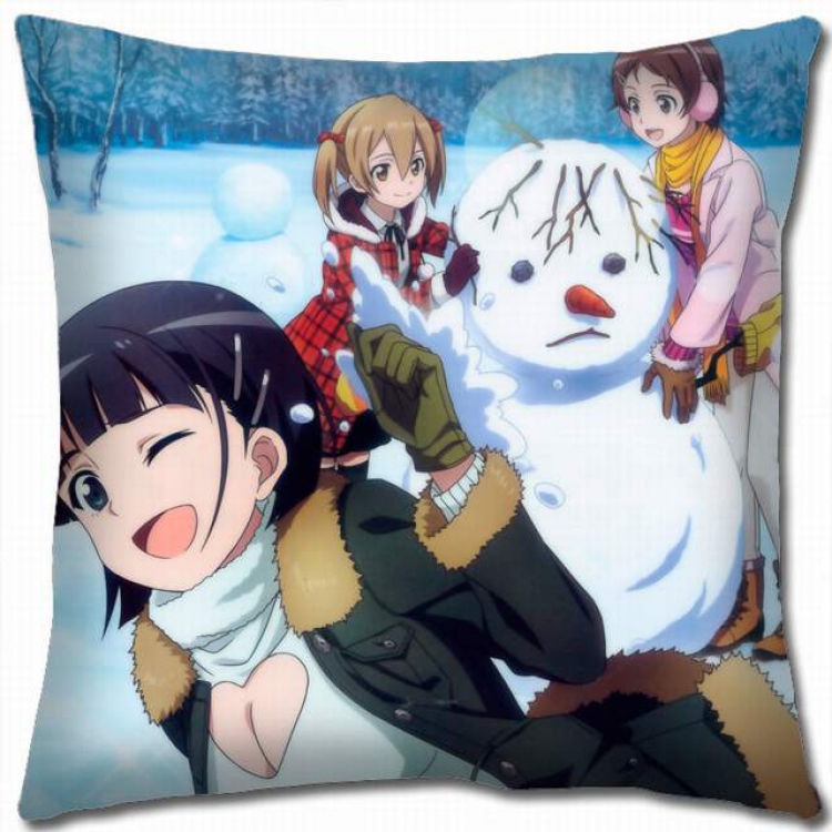 Sword Art Online Double-sided full color pillow cushion 45X45CM-d5-260 NO FILLING