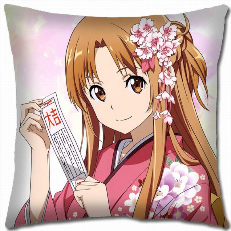 Sword Art Online Double-sided full color pillow cushion 45X45CM-d5-261 NO FILLING