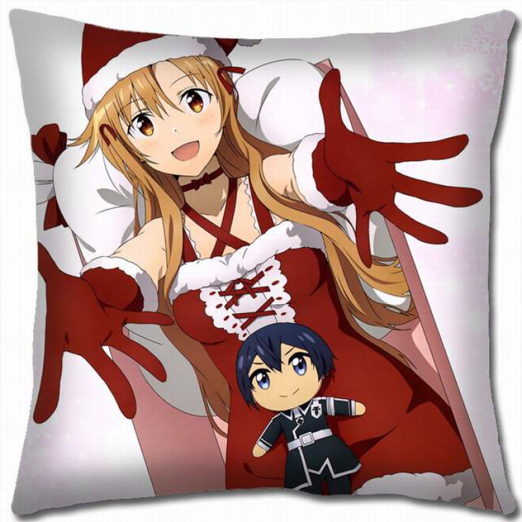 Sword Art Online Double-sided full color pillow cushion 45X45CM-d5-393 NO FILLING