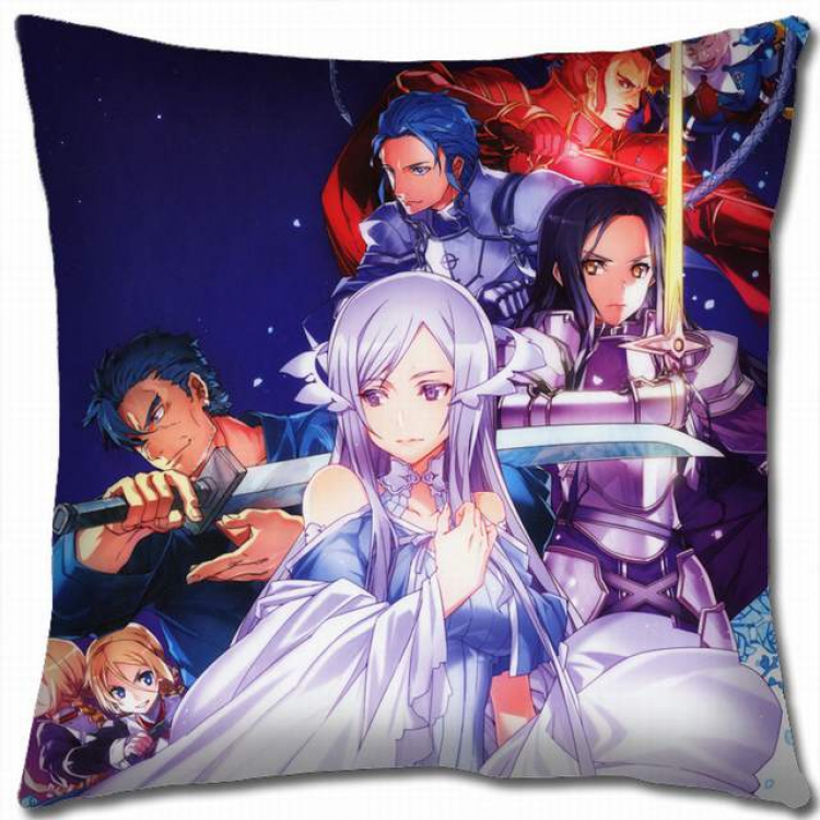 Sword Art Online Double-sided full color pillow cushion 45X45CM-d5-389 NO FILLING