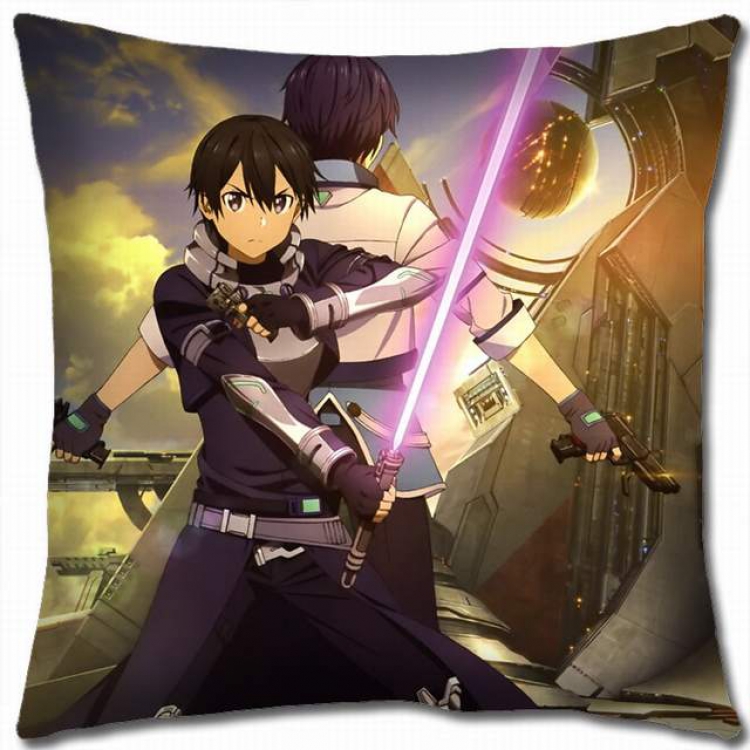 Sword Art Online Double-sided full color pillow cushion 45X45CM-d5-394A NO FILLING